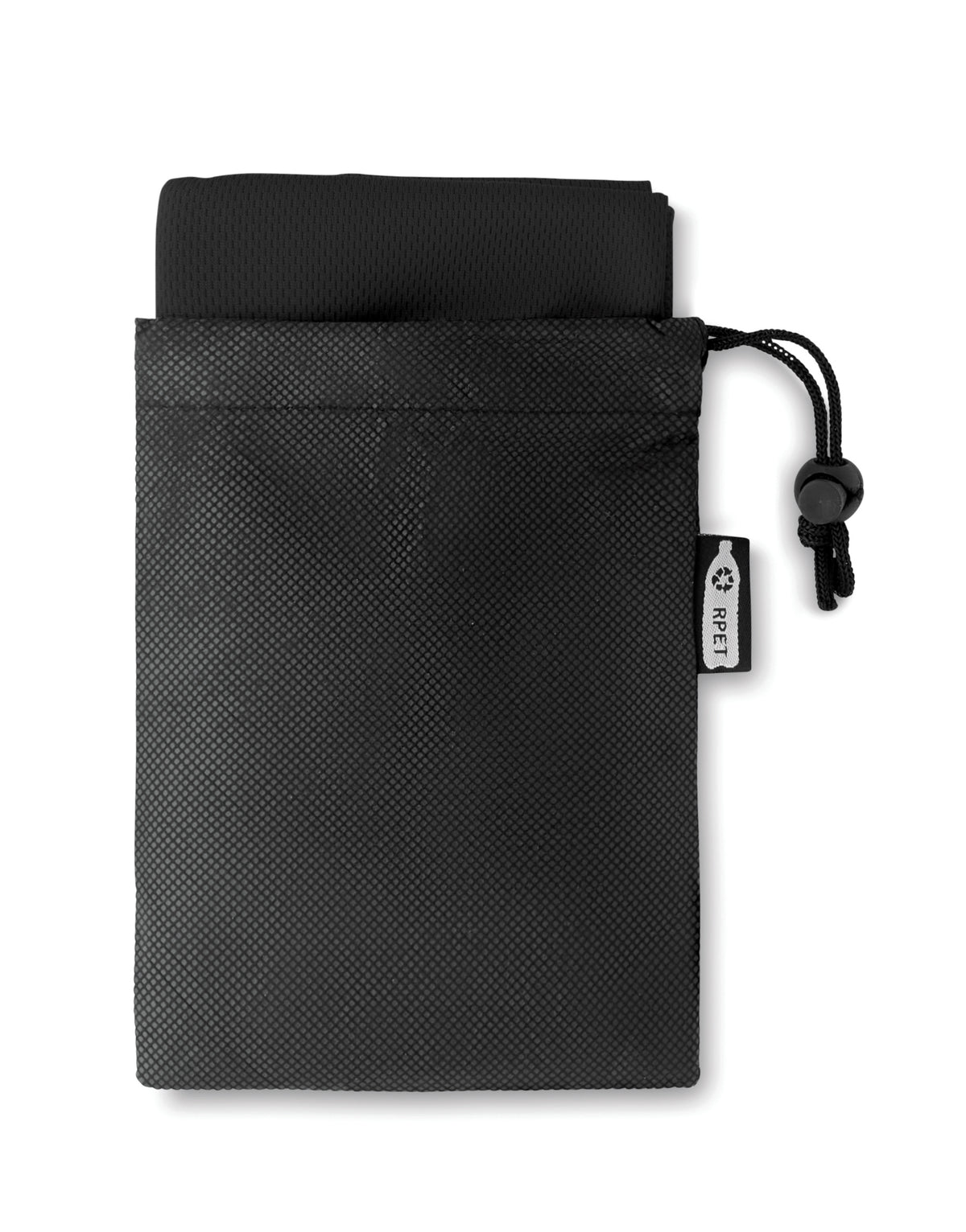 TUKO RPET – RPET sports towel and pouch – item picture back
