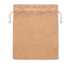 JUTE SMALL – Small jute gift bag 14 x 22 cm – item picture back