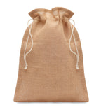 JUTE MEDIUM – Medium jute gift bag 25 x 32cm – Beige