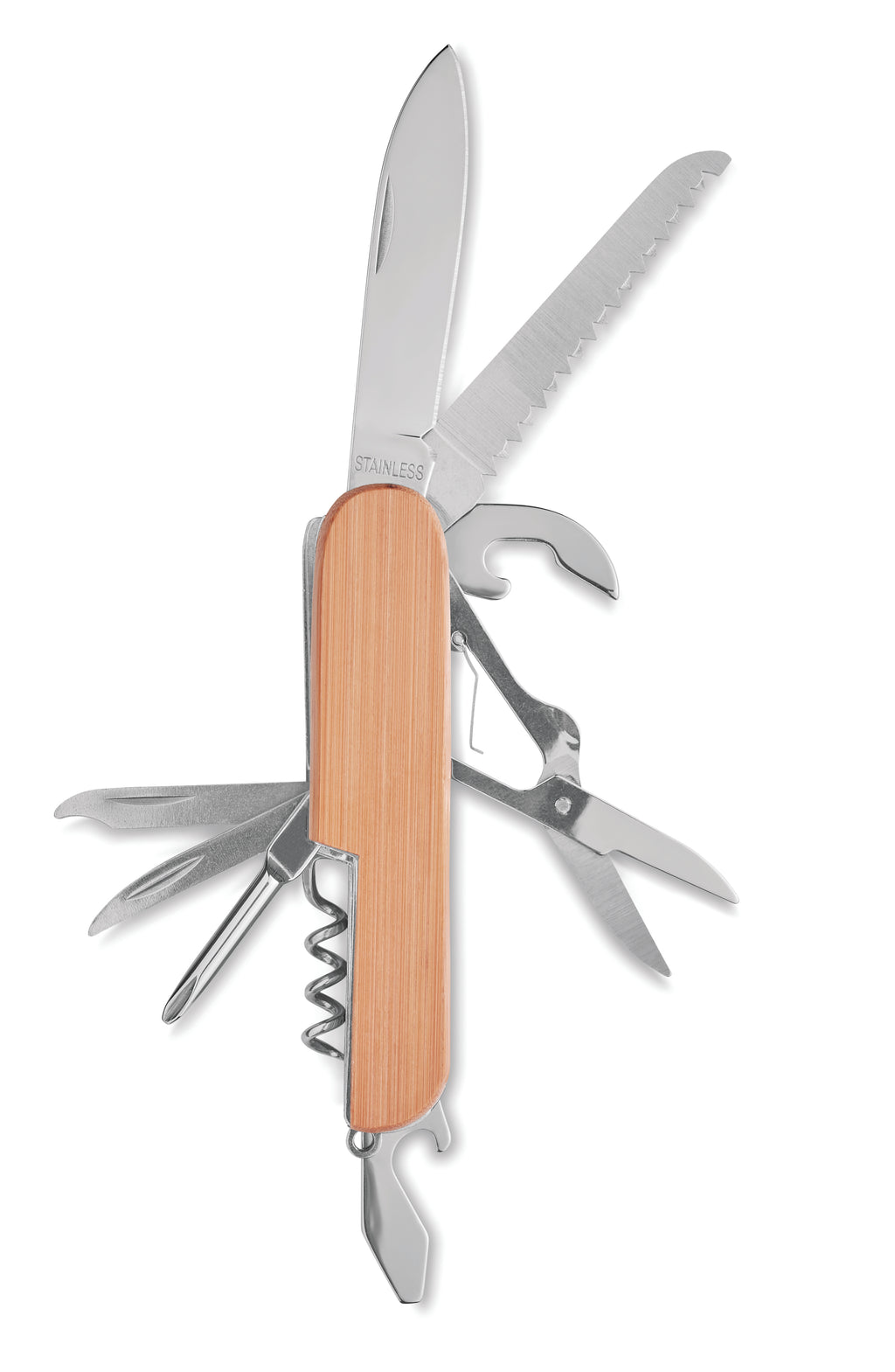 LUCY LUX – Multi tool pocket knife bamboo – Wood