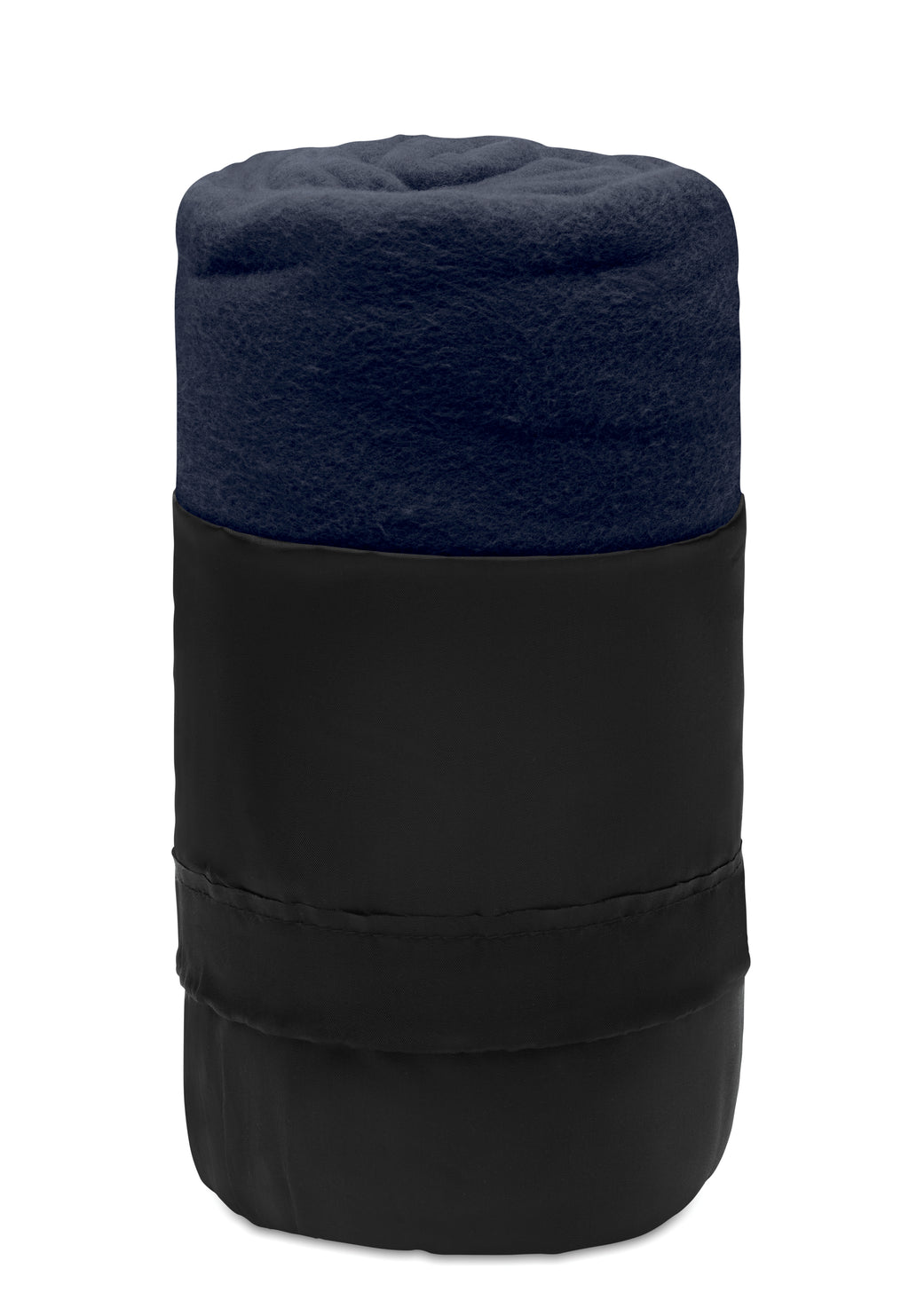 MUSALA RPET – RPET fleece travel blanket – Blue