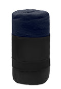 MUSALA RPET – RPET fleece travel blanket – Blue