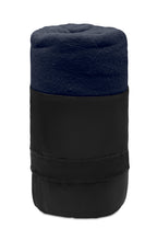 MUSALA RPET – RPET fleece travel blanket – Blue