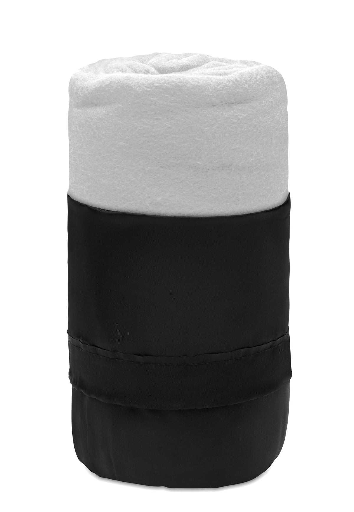 MUSALA RPET – RPET fleece travel blanket – White