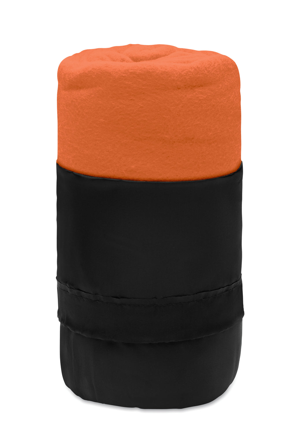 MUSALA RPET – RPET fleece travel blanket – Orange