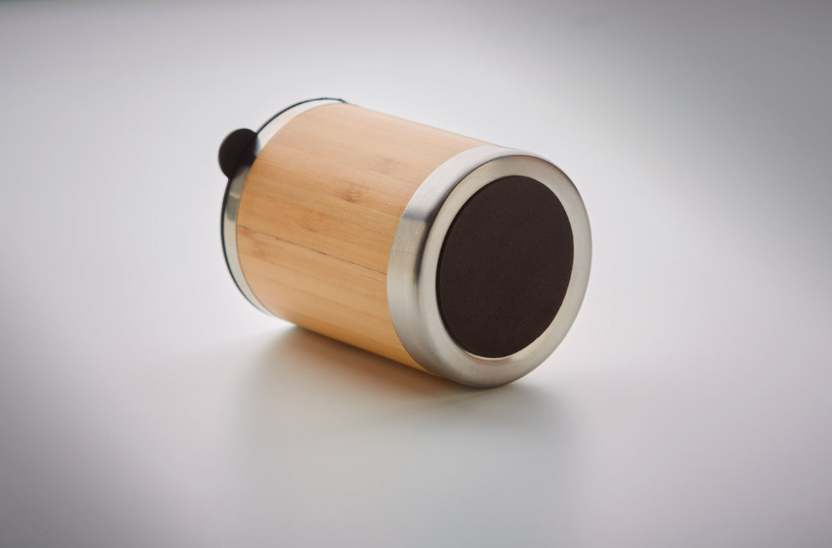LOKKA – Tumbler in bamboo cover 250ml – item picture back