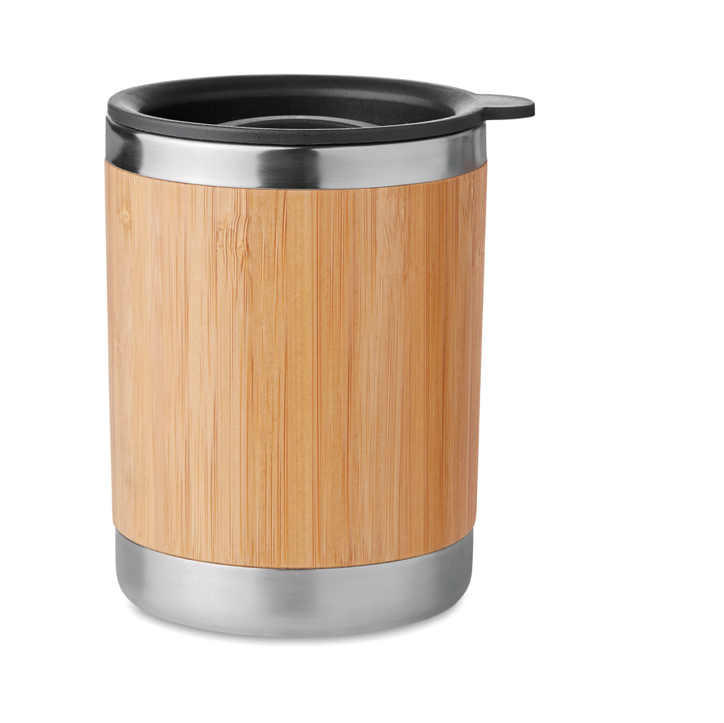 LOKKA – Tumbler in bamboo cover 250ml – Wood