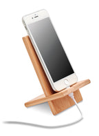 WHIPPY – Bamboo phone stand/ holder – item picture top