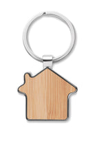 BURNIE – House key ring metal bamboo – item picture top