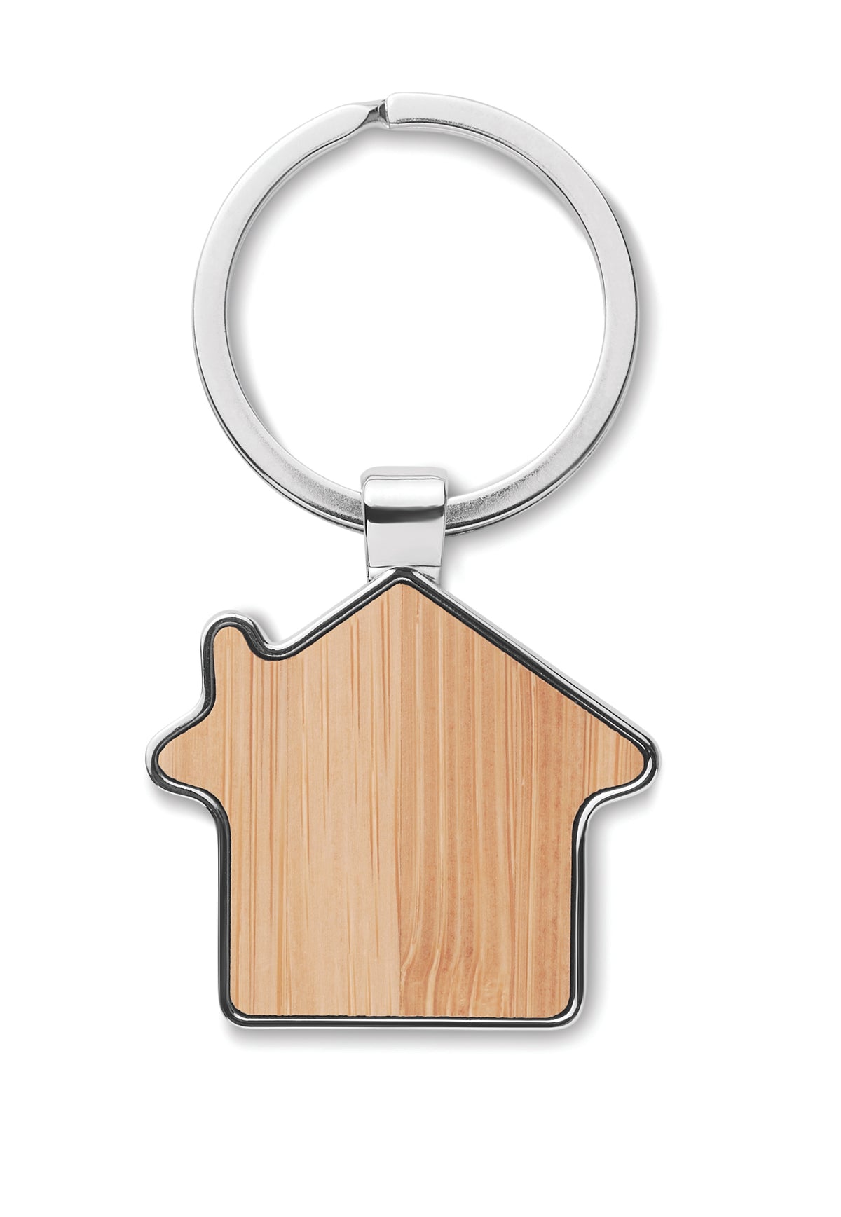BURNIE – House key ring metal bamboo – item picture top