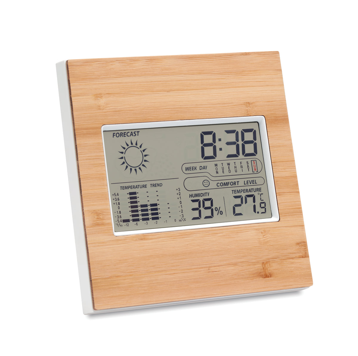 TURKU – Weather station bamboo front – Wood