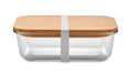 TUNDRA LUNCHBOX – Glass lunchbox with bamboo lid – Transparent