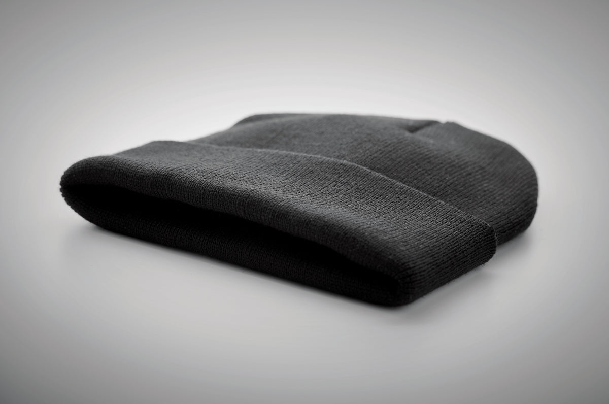 POLO RPET – Beanie in RPET with cuff – item detail picture