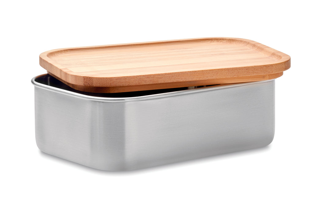 SAVANNA – Stainless steel lunchbox 600ml – item picture open