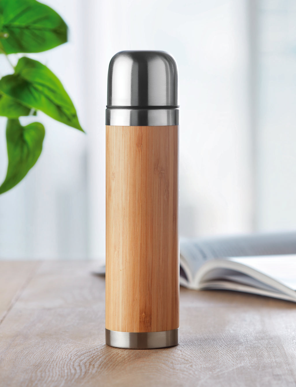 CHAN BAMBOO – Double wall bamboo cover flask – item ambiant picture