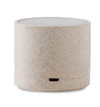 ROUND BASS+ – 3W speaker in wheat straw/ABS – item detail picture