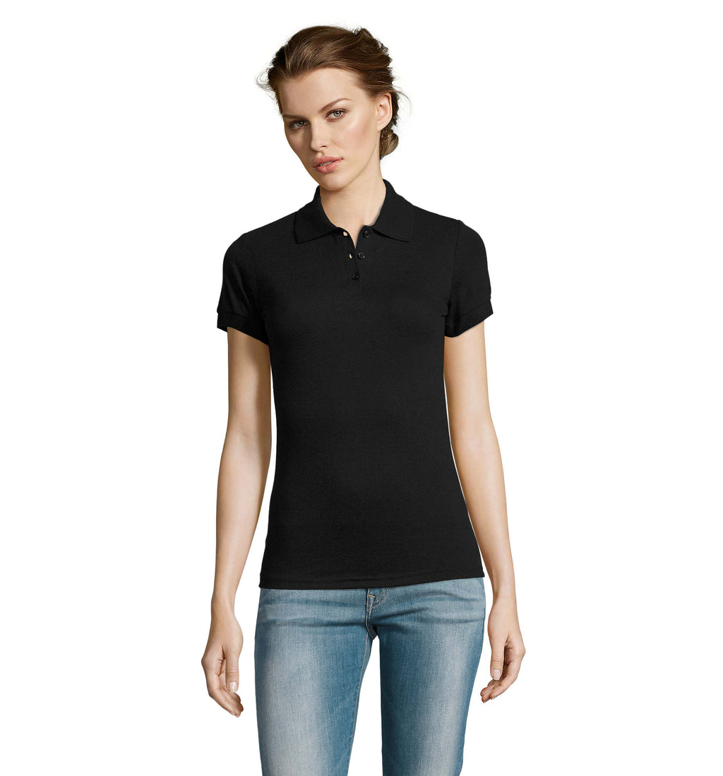 PRIME WOMEN – PRIME WOMEN POLO 200gr – Black