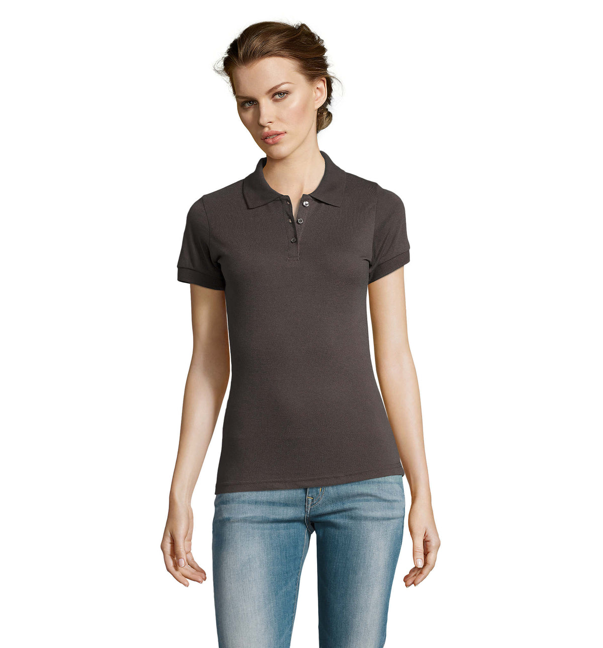 PRIME WOMEN – PRIME WOMEN POLO 200gr – Dark Grey