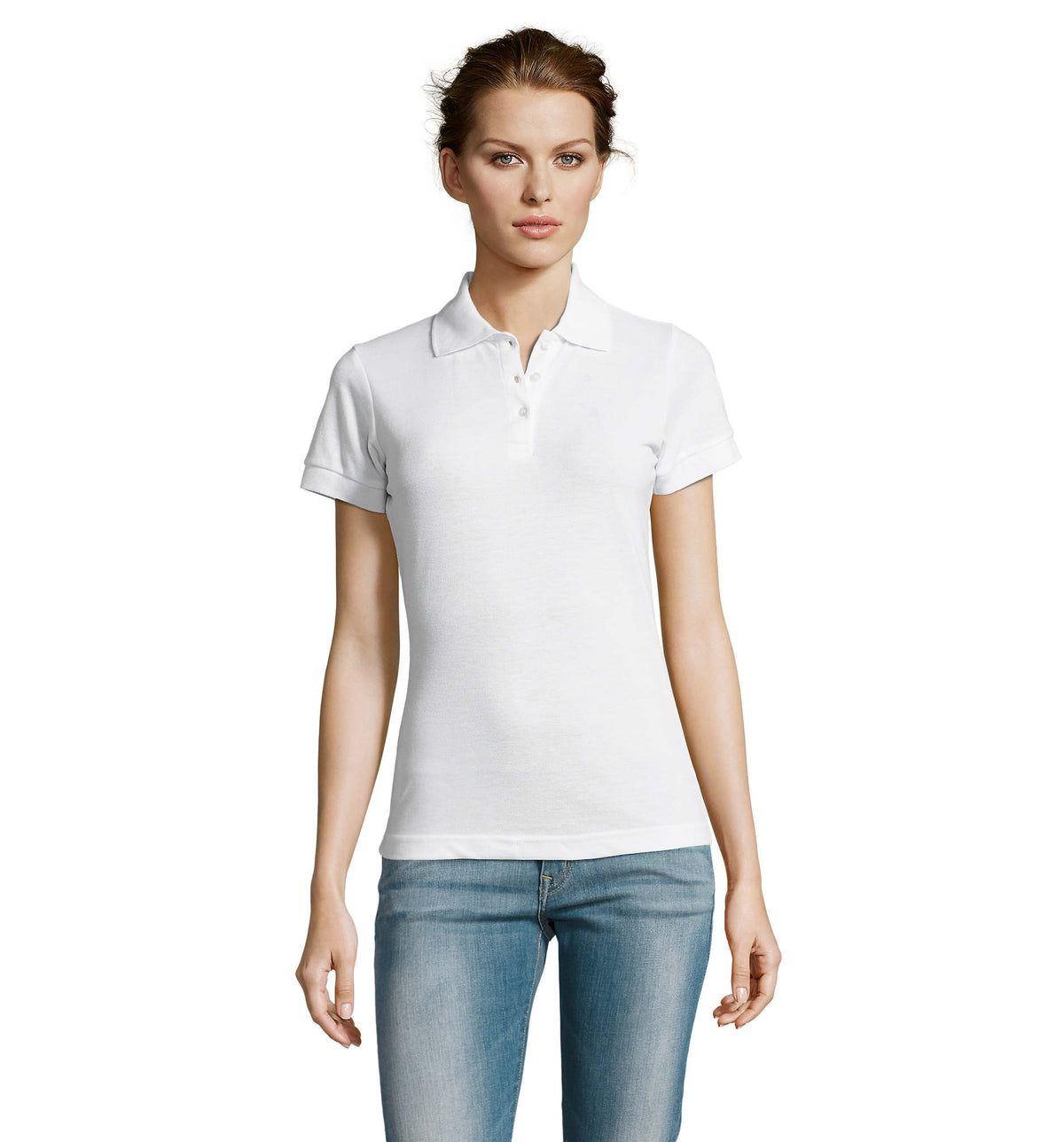 PRIME WOMEN – PRIME WOMEN POLO 200gr – White
