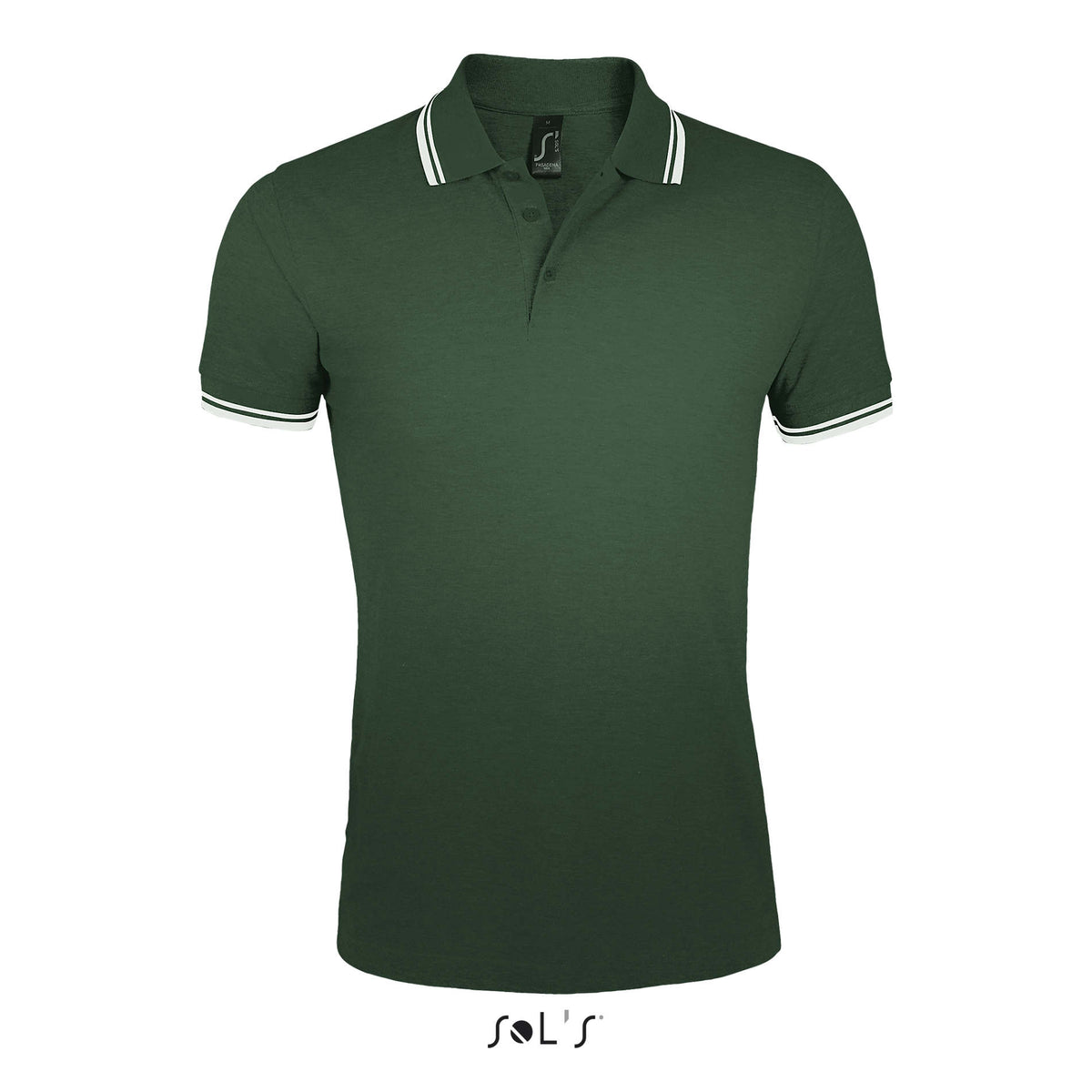 PASADENA MEN – PASADENA MEN POLO 200 – Forest Green/White
