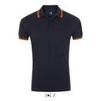 PASADENA MEN – PASADENA MEN POLO 200 – French Navy/Neon Orange