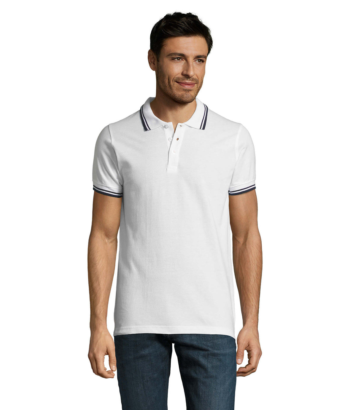 PASADENA MEN – PASADENA MEN POLO 200 – White/Navy