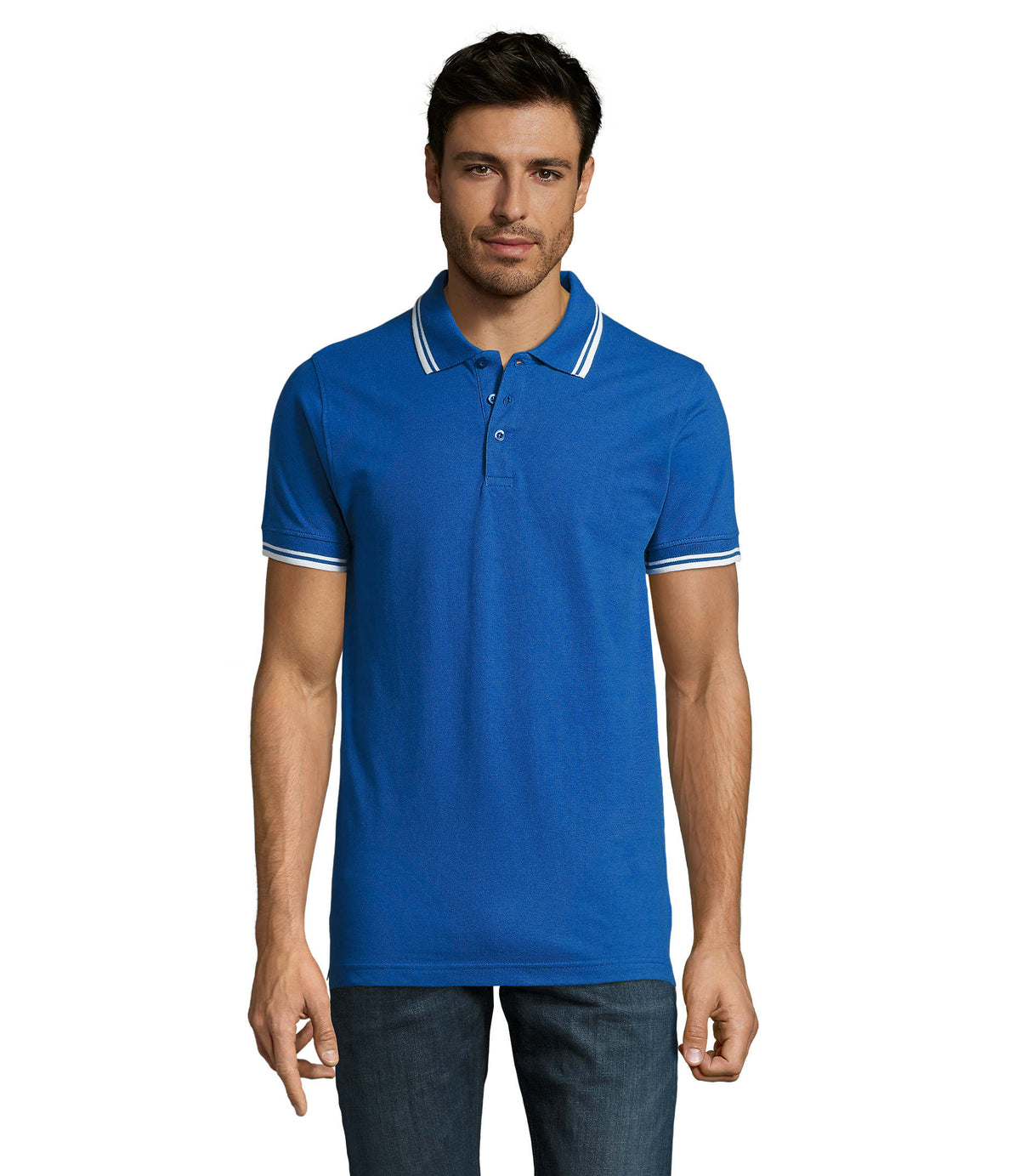 PASADENA MEN – PASADENA MEN POLO 200 – Royal Blue/White