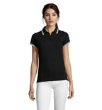 PASADENA WOMEN – PASADENA WOMEN POLO 200 – Black/White