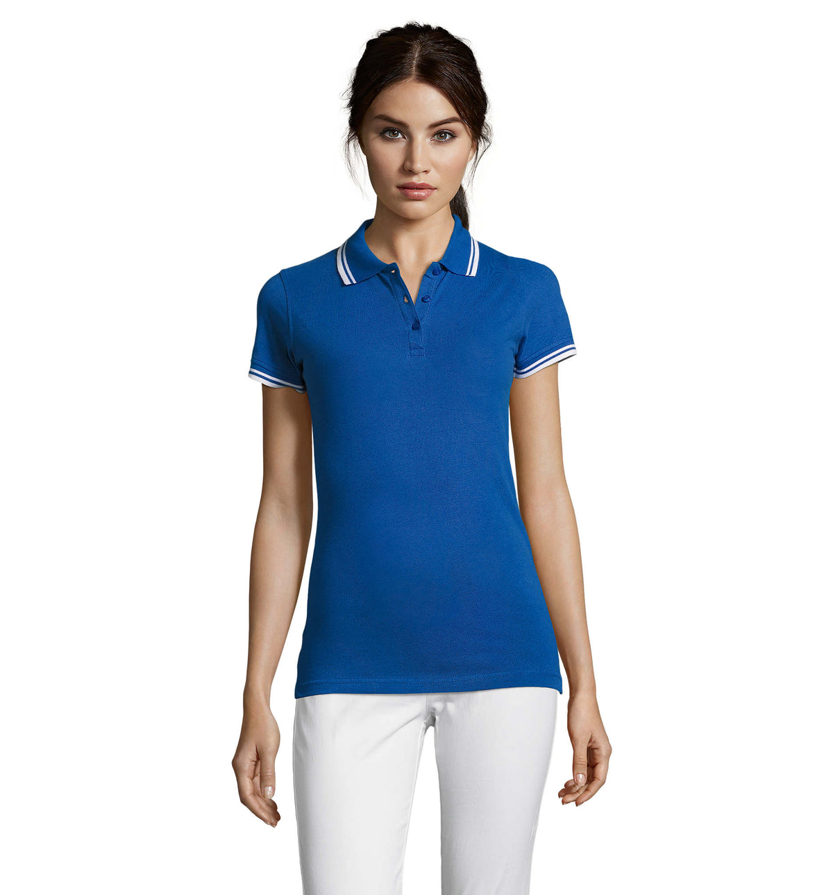 PASADENA WOMEN – PASADENA WOMEN POLO 200 – Royal Blue/White