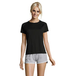 SPORTY WOMEN – SPORTY WOMEN T-SHIRT 140g – Black