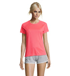 SPORTY WOMEN – SPORTY WOMEN T-SHIRT 140g – Neon Coral