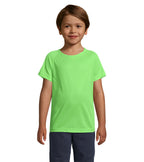 SPORTY KIDS – SPORTY KIDS T-SHIRT 140g – Neon Green