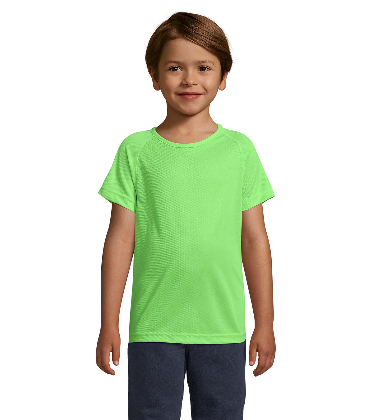 SPORTY KIDS – SPORTY KIDS T-SHIRT 140g – Neon Green