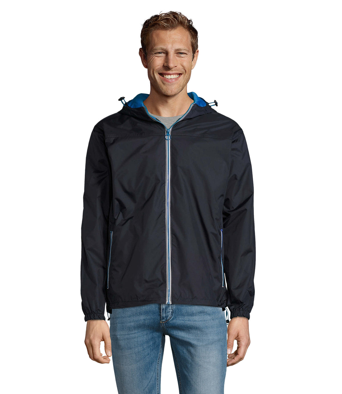SKATE – SKATE LINED WINDBREAKER – Navy/Royal