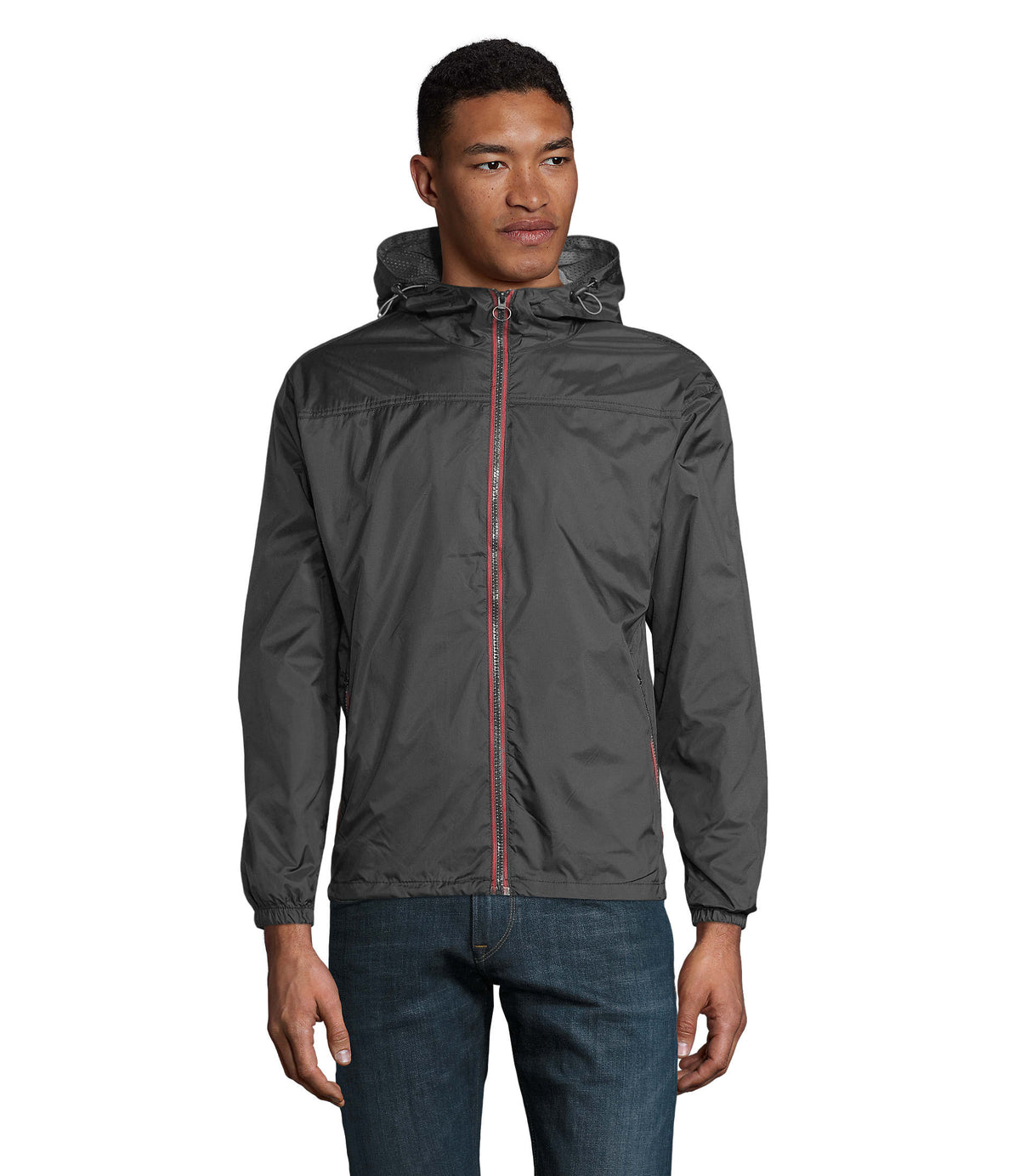 SKATE – SKATE LINED WINDBREAKER – Black/Dark Grey