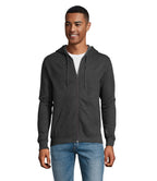 STONE – STONE UNI HOODIE 260g – Charcoal Melange