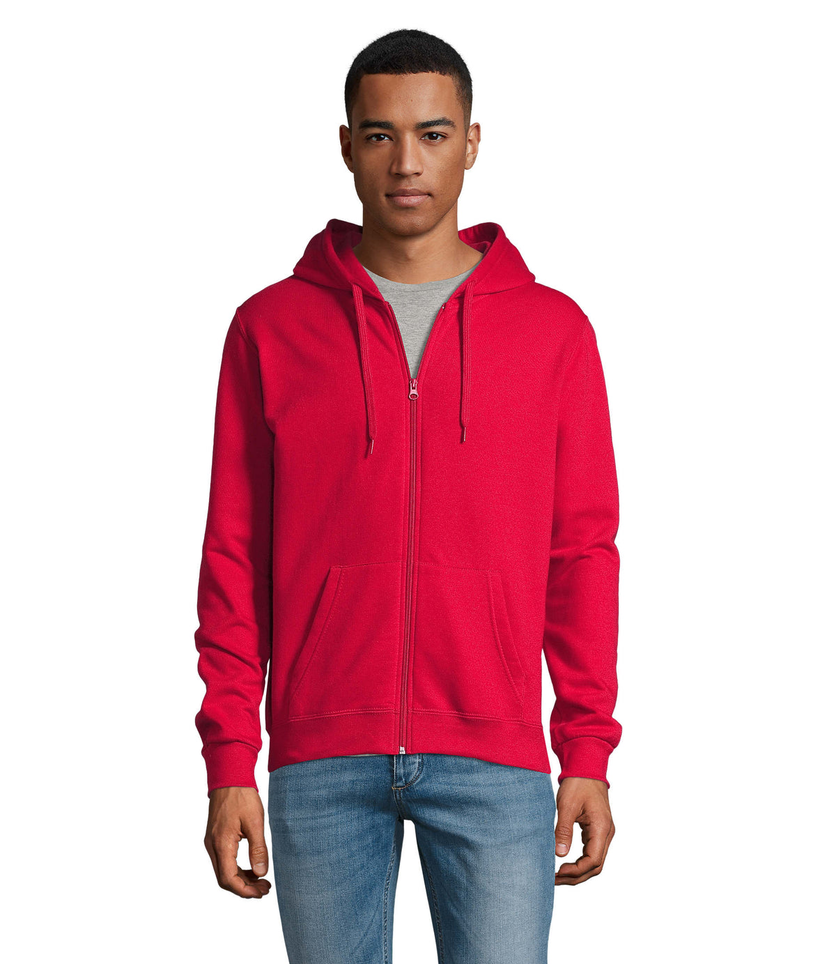 STONE – STONE UNI HOODIE 260g – Red