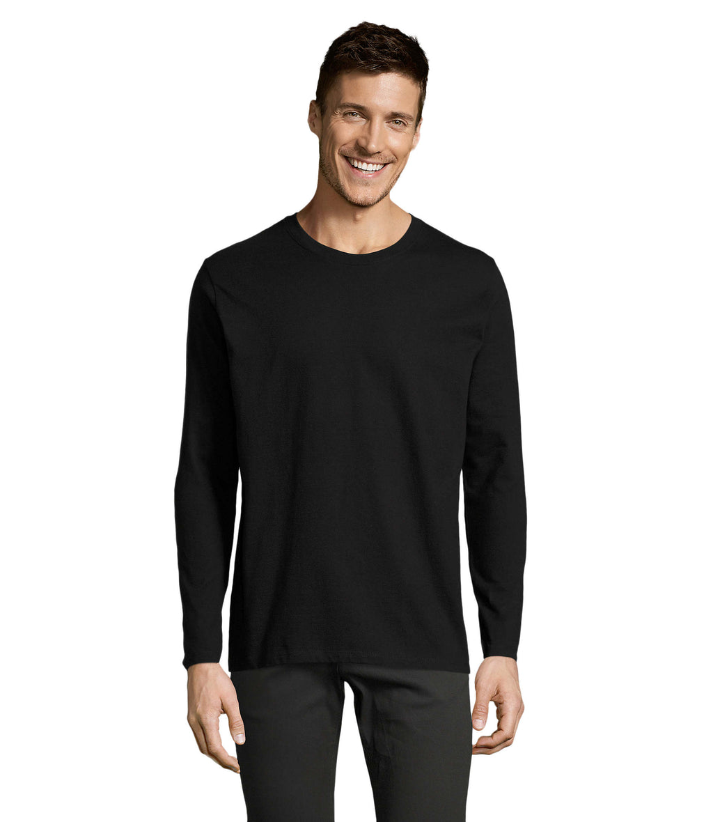 IMPERIAL LSL MEN – IMPERIAL LSL MEN T-Shirt190 – Deep Black