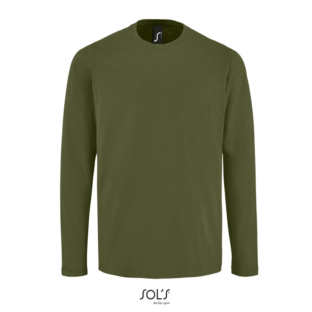 IMPERIAL LSL MEN – IMPERIAL LSL MEN T-Shirt190 – Dark Khaki