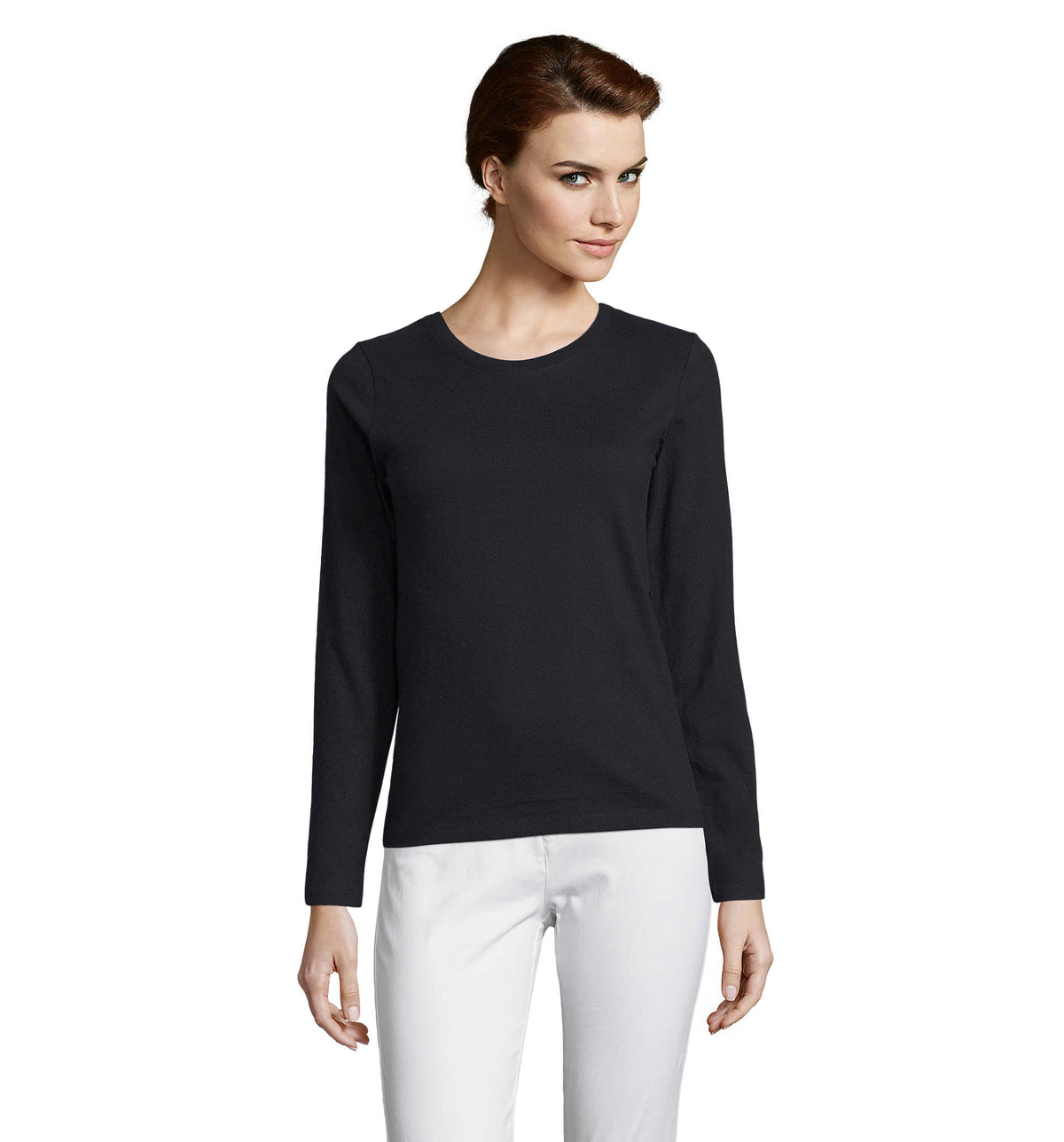 IMPERIAL LSL WOMEN – IMPERIAL LSL WOMEN T-SHIRT – Deep Black