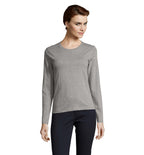 IMPERIAL LSL WOMEN – IMPERIAL LSL WOMEN T-SHIRT – Grey Melange