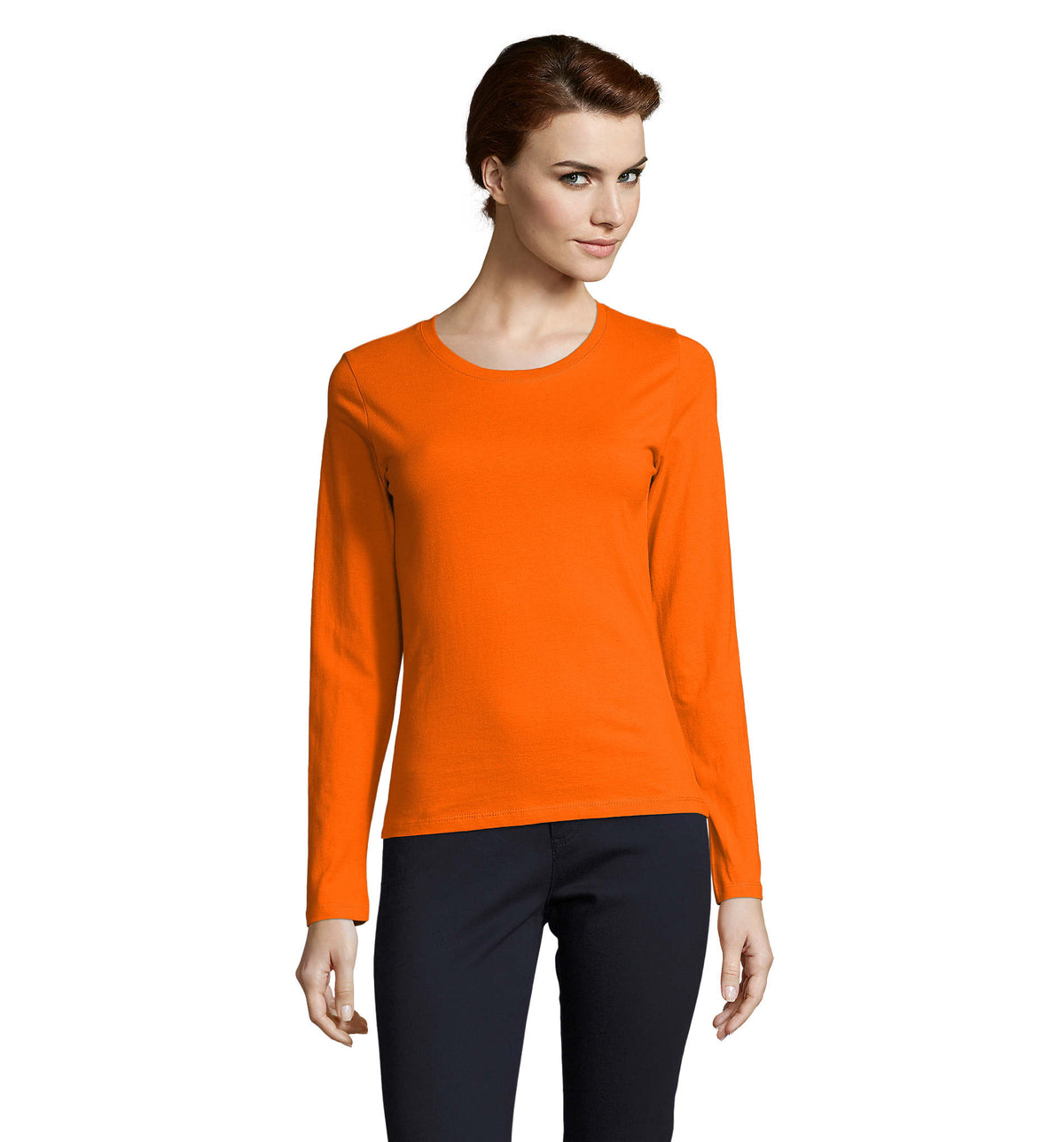 IMPERIAL LSL WOMEN – IMPERIAL LSL WOMEN T-SHIRT – Orange