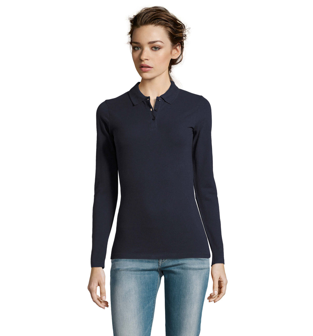 PERFECT LSL WOMEN – PERFECT LSL WOMEN POLO 180 – French Navy