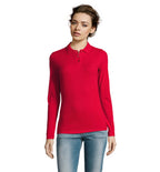 PERFECT LSL WOMEN – PERFECT LSL WOMEN POLO 180 – Red