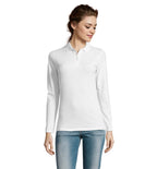 PERFECT LSL WOMEN – PERFECT LSL WOMEN POLO 180 – White