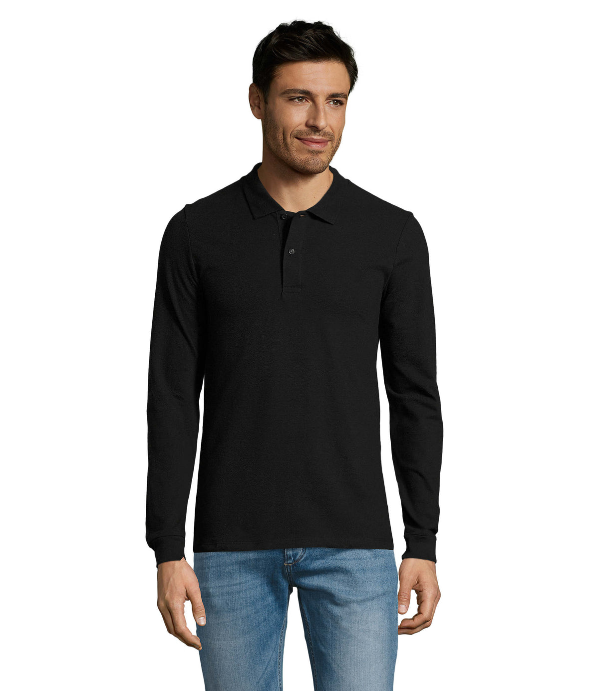 PERFECT LSL MEN – PERFECT LSL MEN POLO 180 – Black