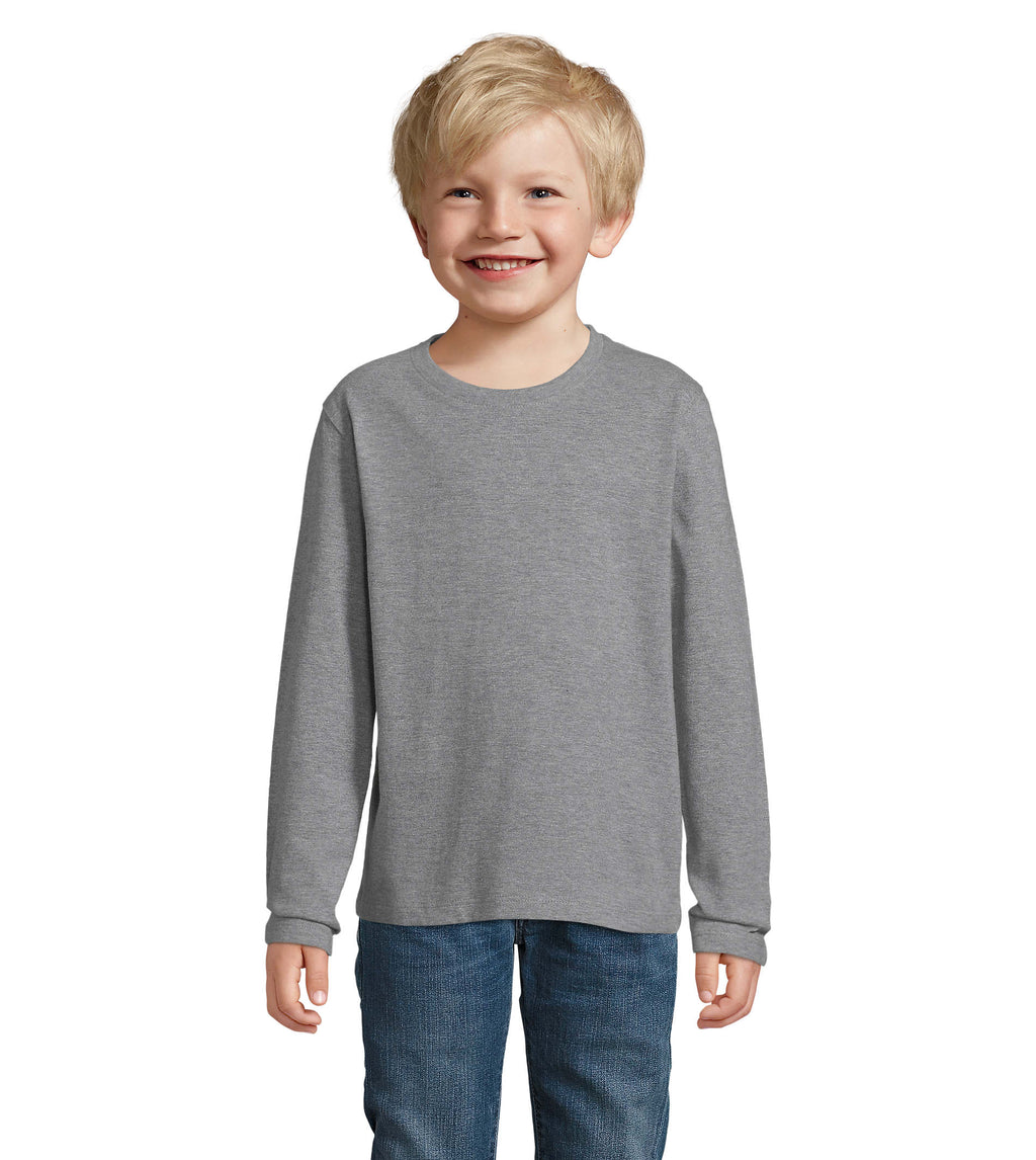 IMPERIAL LSL KIDS – IMPERIAL LSL KIDS T-SHIRT – Grey Melange