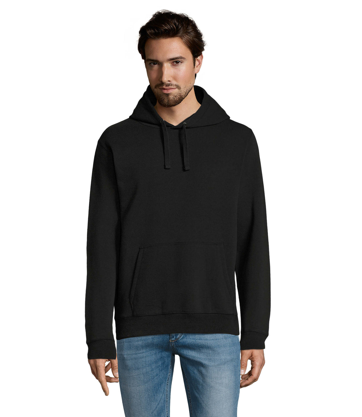 SPENCER – SPENCER HOODED SWEAT 280 – Black