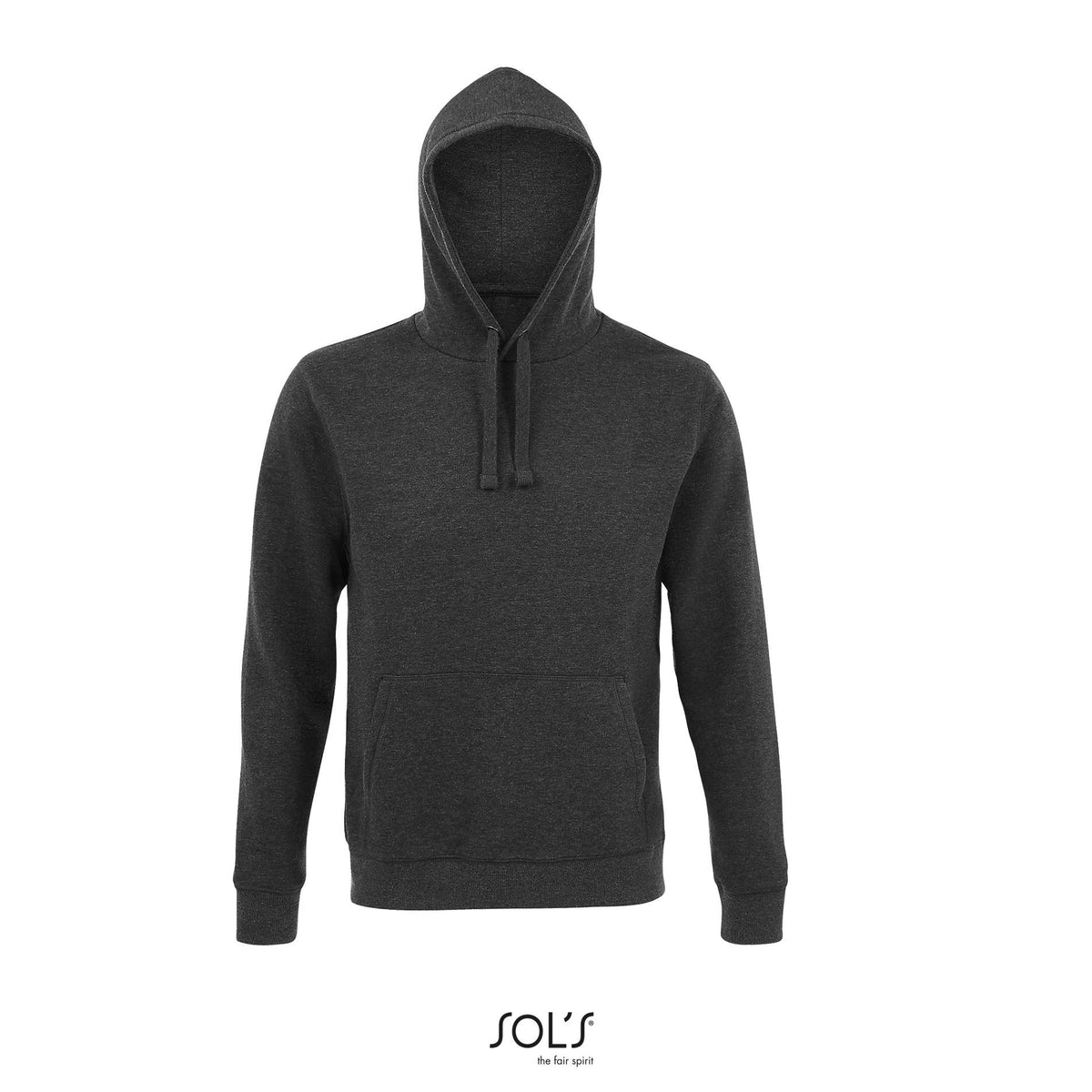 SPENCER – SPENCER HOODED SWEAT 280 – Charcoal Melange