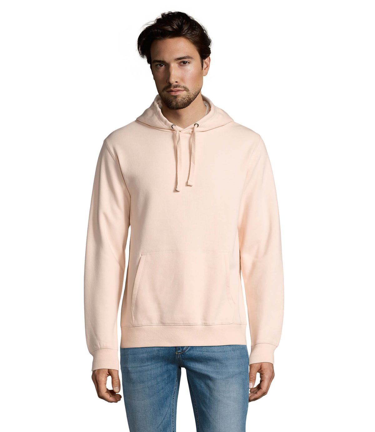 SPENCER – SPENCER HOODED SWEAT 280 – Creamy Pink
